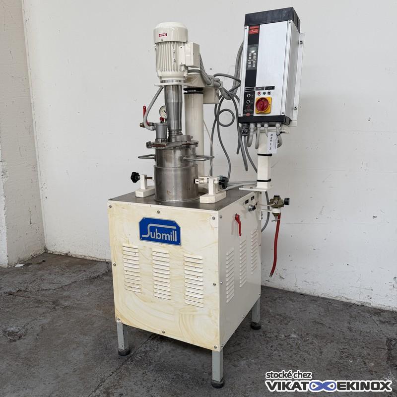 Broyeur à billes à immersion 2,5 à 3 litres VIBRO-MAC type SUBMILL LABOR - ETAT NEUF