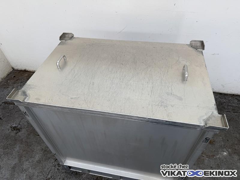 SCHNEIDER aluminium container pallet case 1200 x 800 mm