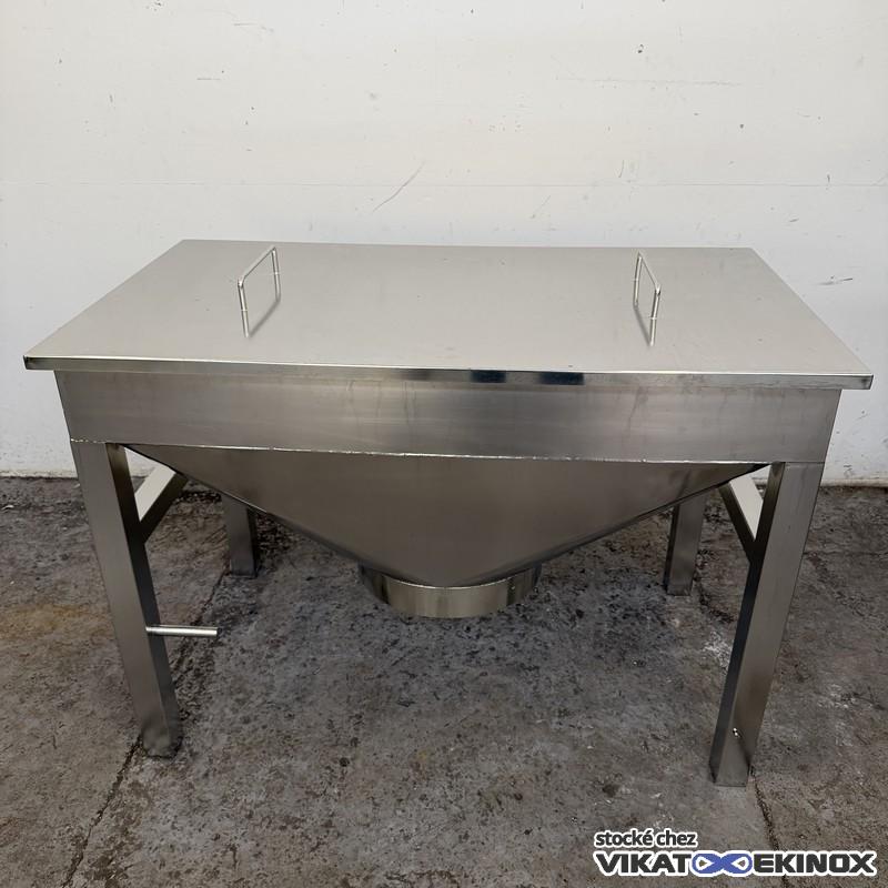 Bac inox 200 litres environ