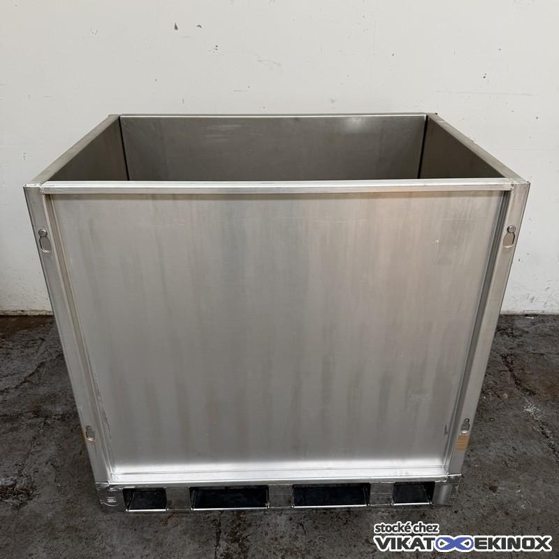 Conteneur caisse palette 1200 x 800 mm en aluminium SCHNEIDER