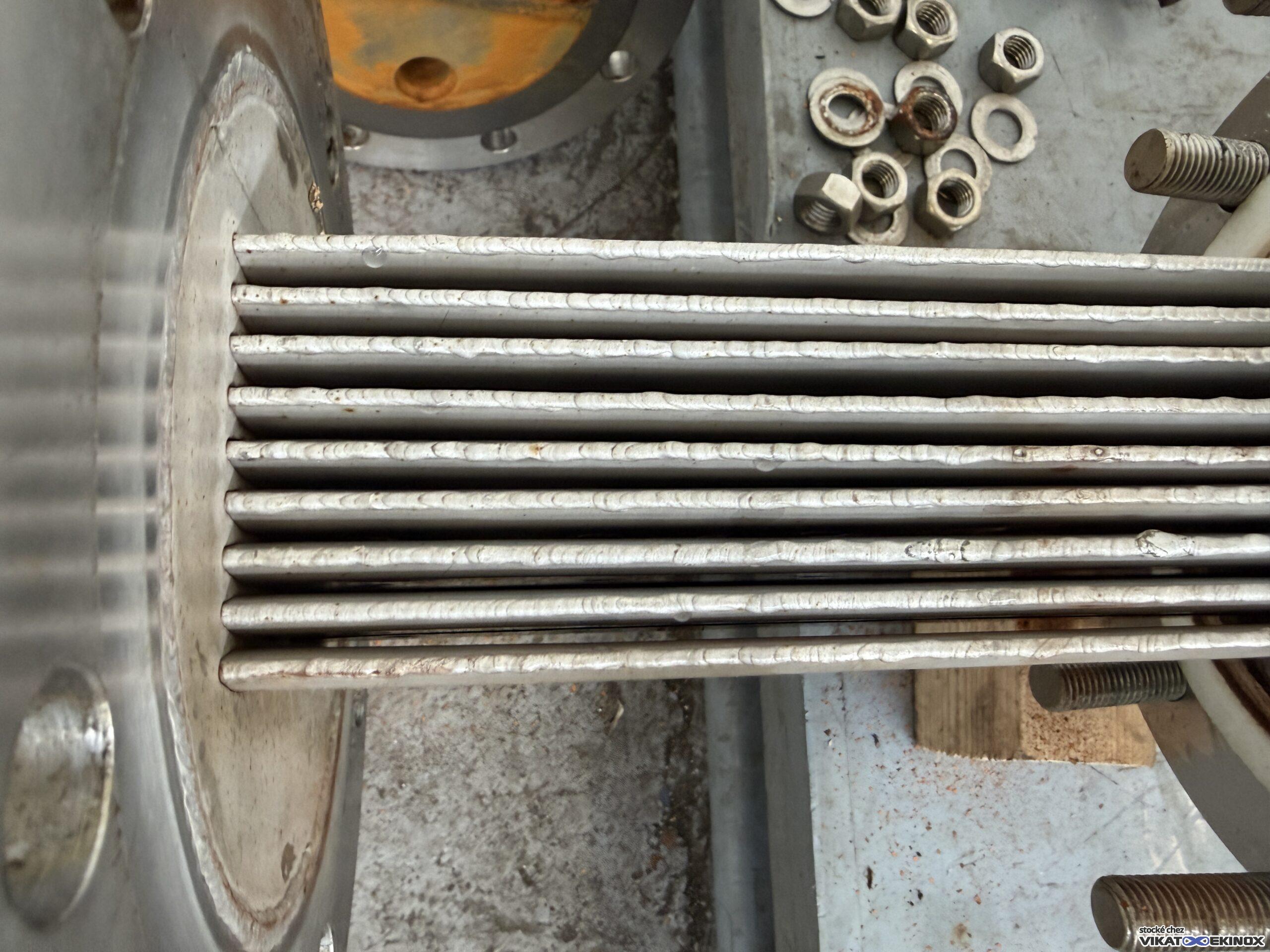 Echangeur inox 316 à plaques soudées 1,8 m2 KAPP type S-DFU 10/100-2x4,5/1x8