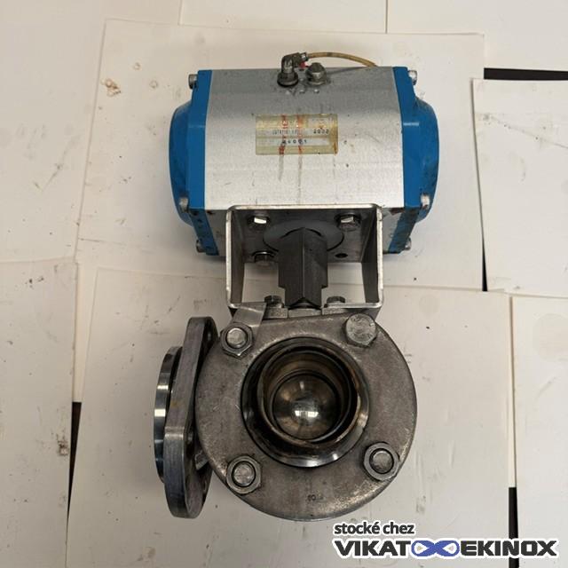 Vanne 3 voies à boisseau sphérique MECA-INOX DN50 type 2GTX110S