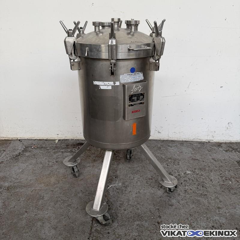 Cuve 131 litres inox 316 - 3 bar - SEITZ type DB 110.A.F.