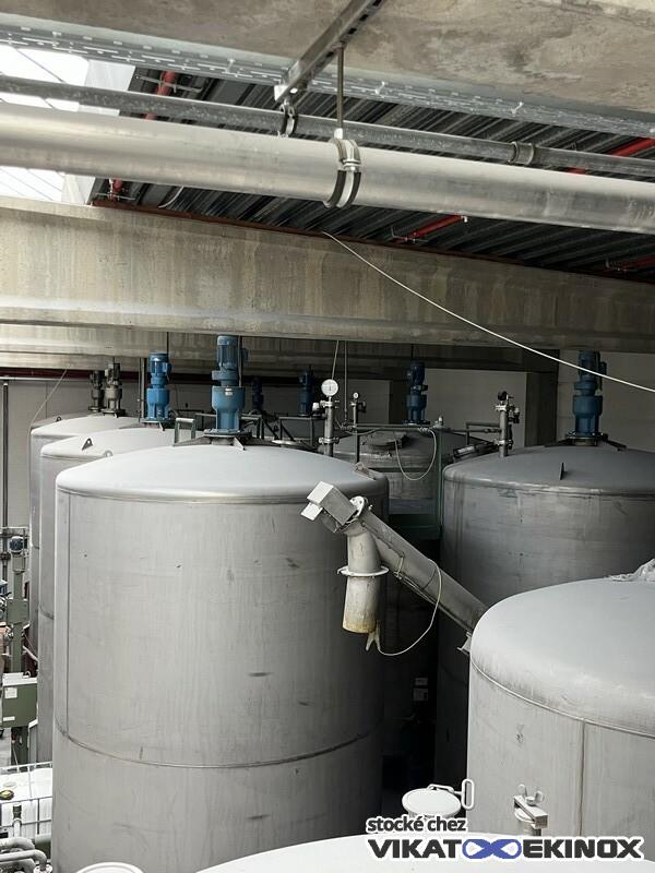Cuve de mélange 30000 litres inox 304