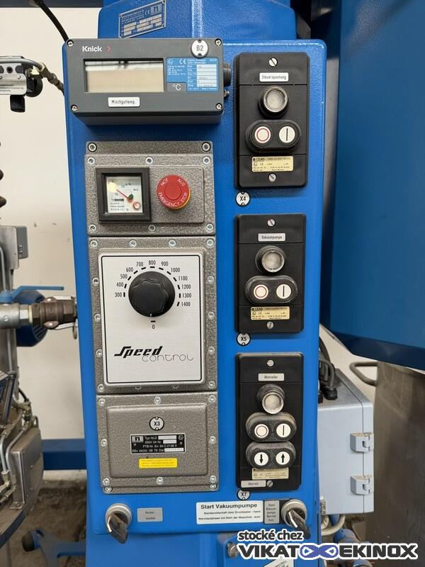 Disperseur sous vide 37 kw NIEMANN type VKDV 411-50 FU- Etat neuf - 2 cuves 400 litres