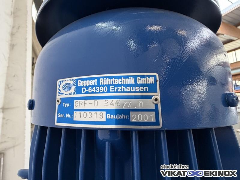 Container inox 1250 litres agité UCON - Etat neuf