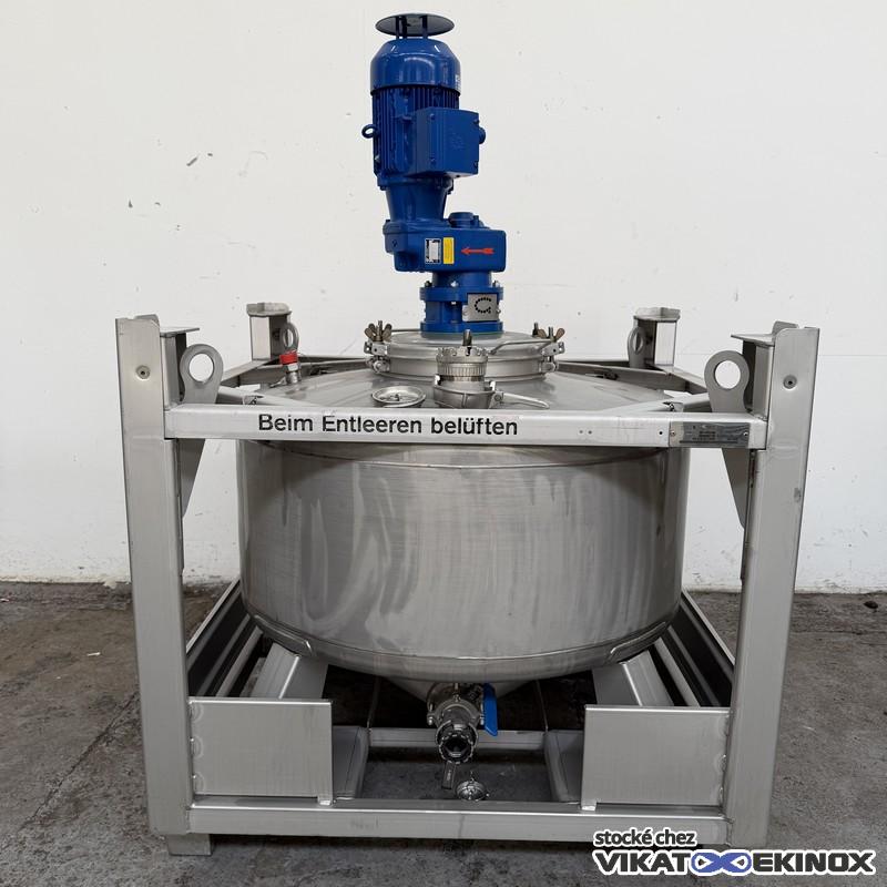 Container inox 500 litres agité UCON - Etat neuf