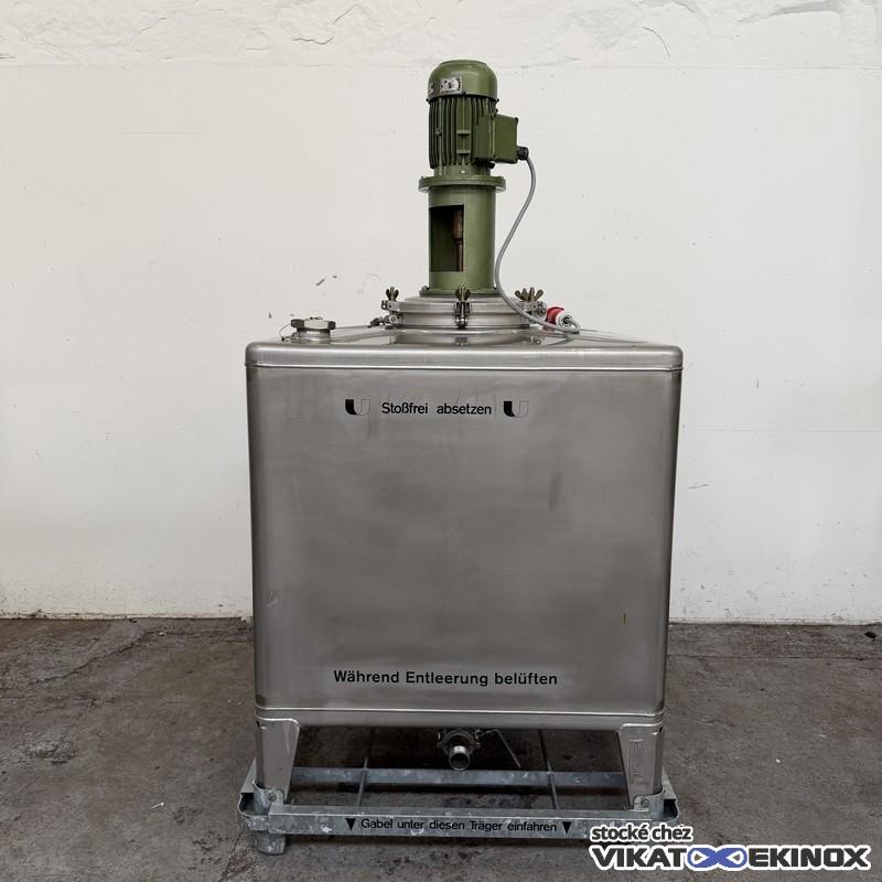 Container inox 1000 litres agité UCON - Etat neuf