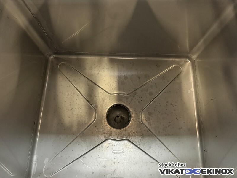 Container inox 1000 litres agité UCON - Etat neuf
