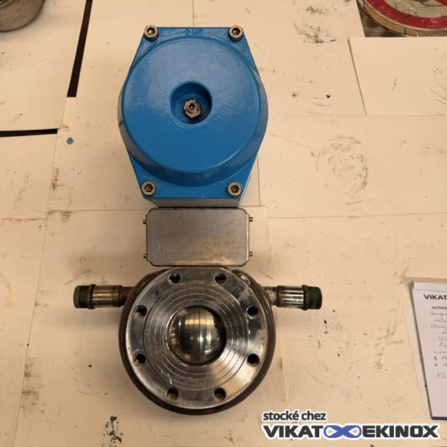 Vanne double enveloppe pneumatique DN80