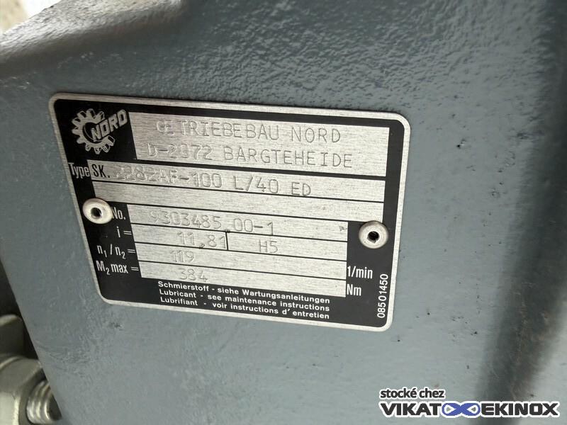 Container inox 2000 litres agité BISON - Inox 304