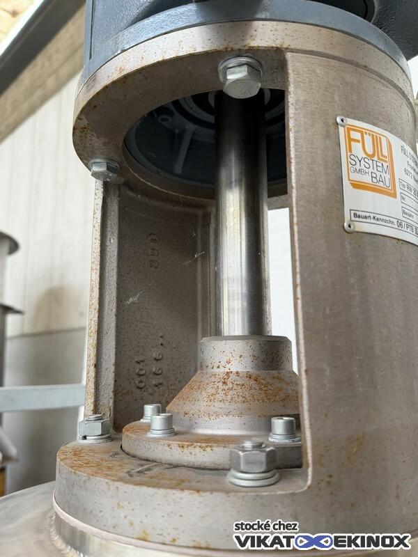Container inox 2000 litres agité BISON - Inox 304