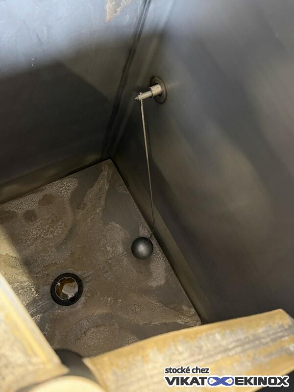 Container inox 2000 litres agité BISON - Inox 304