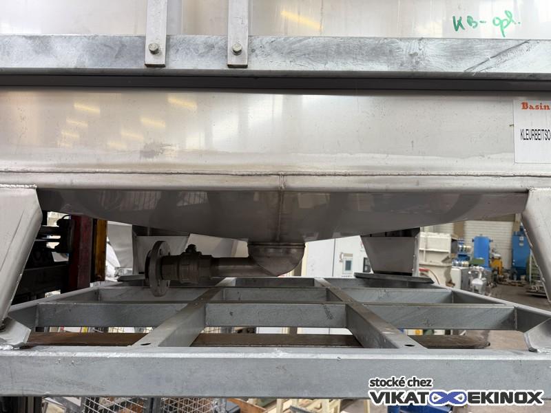 Container inox 2000 litres agité BISON - Inox 304