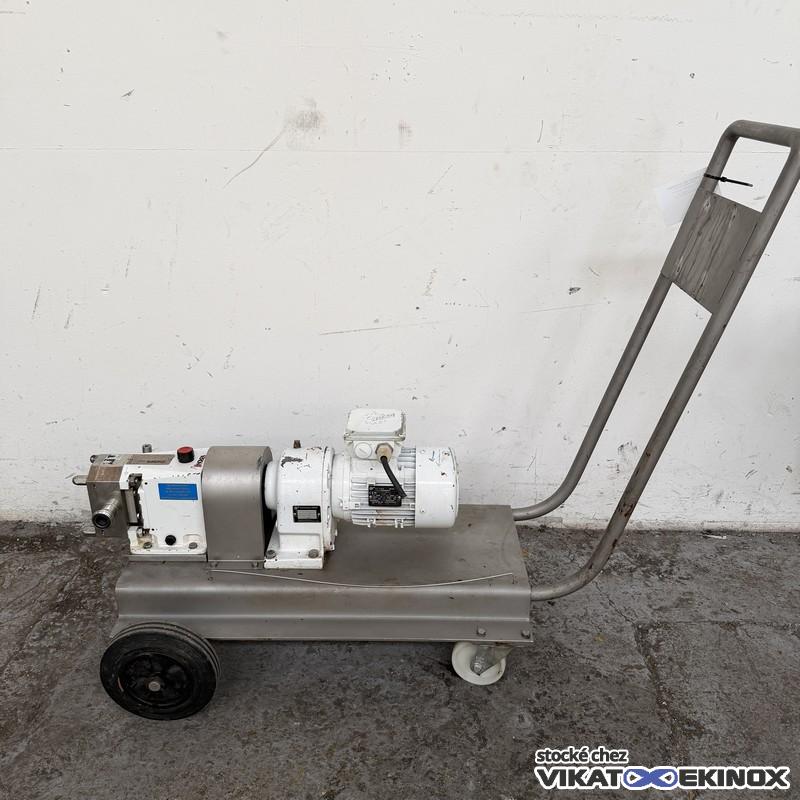 Pompe volumétrique à lobes inox 522 l/h INOXPA type SLR 1-25