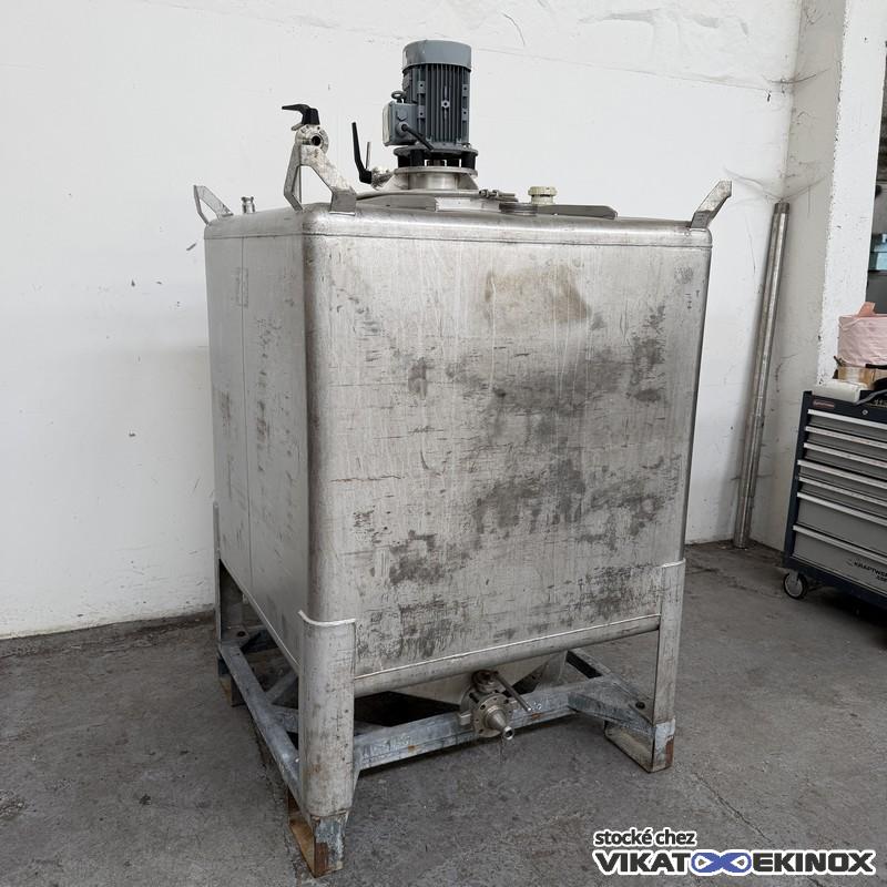 Container inox agité 1650 litres TMC type MCL 165S