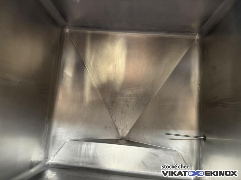 Container inox agité 1650 litres TMC type MCL 165S