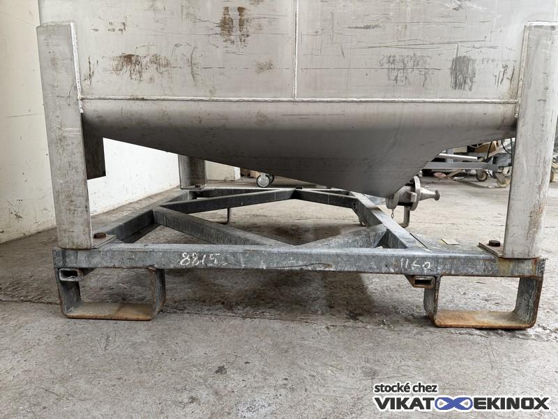 Container inox agité 1650 litres TMC type MCL 165S