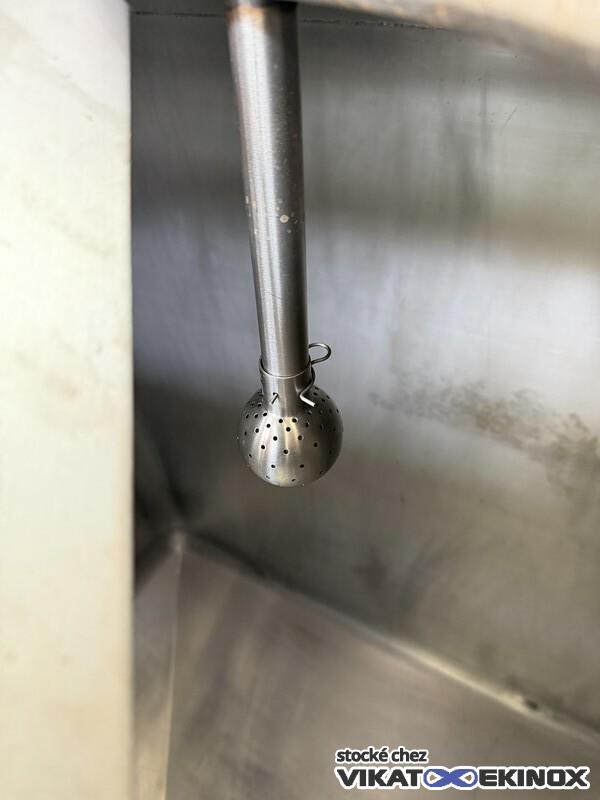 Container inox agité 1650 litres TMC type MCL 16.5