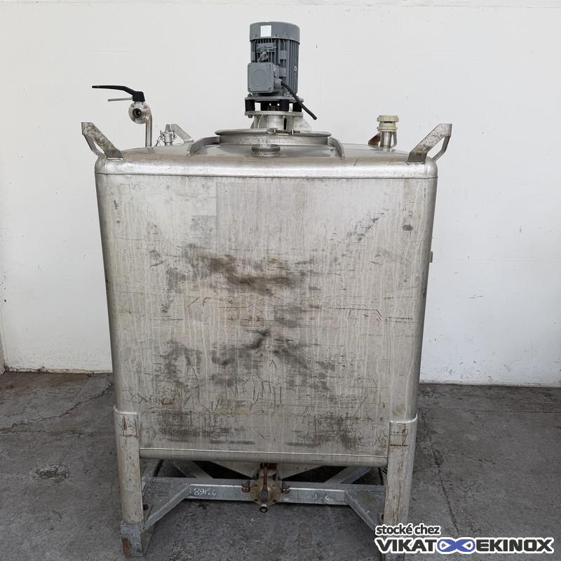 Container inox agité 1650 litres TMC type MCL 16.5
