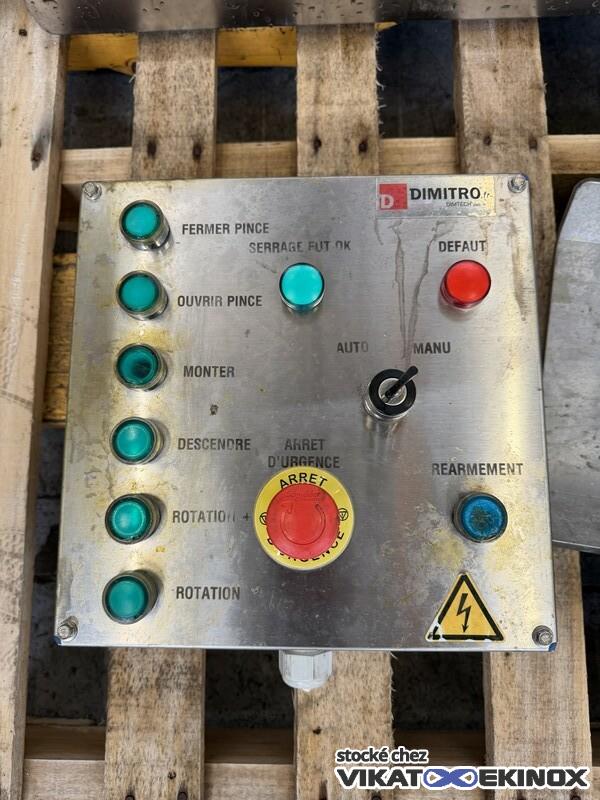 Elévateur retourneur de fûts 250 kg maxi DIMTECH DIMITRO type D43X-046+D11x-1-031