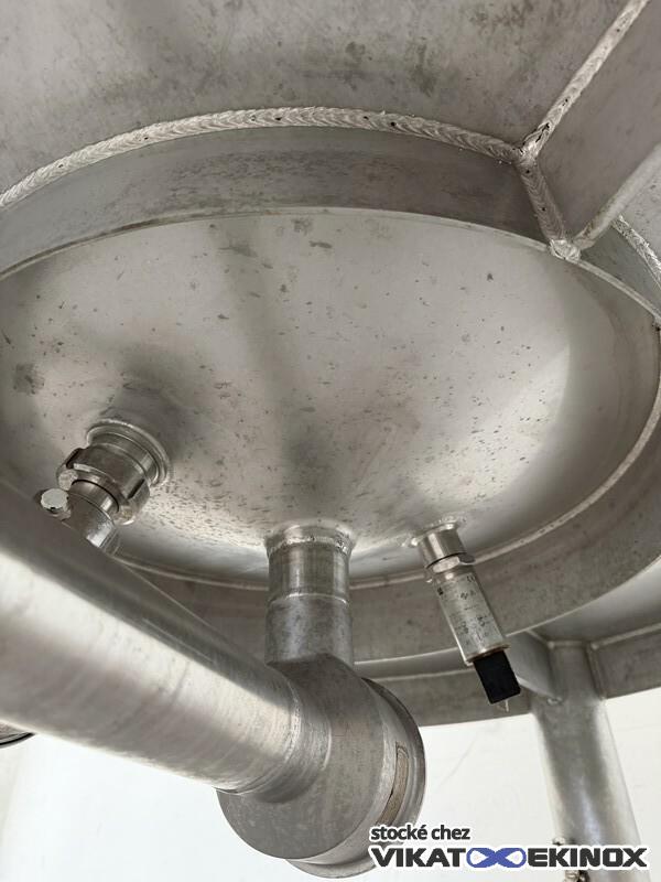 Cuve de mélange 1847 litres total inox calorifugée GOAVEC