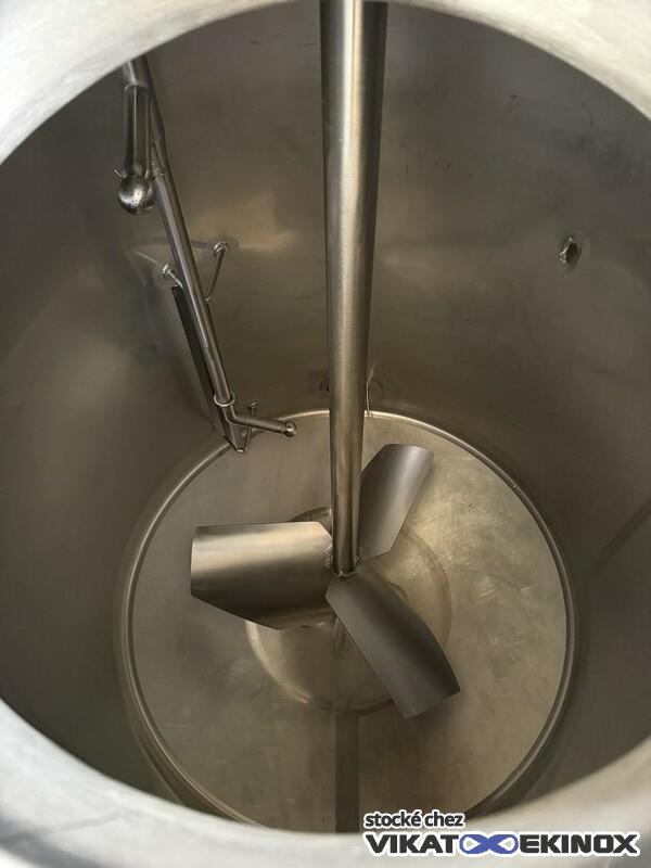 Cuve de mélange 1847 litres total inox calorifugée GOAVEC