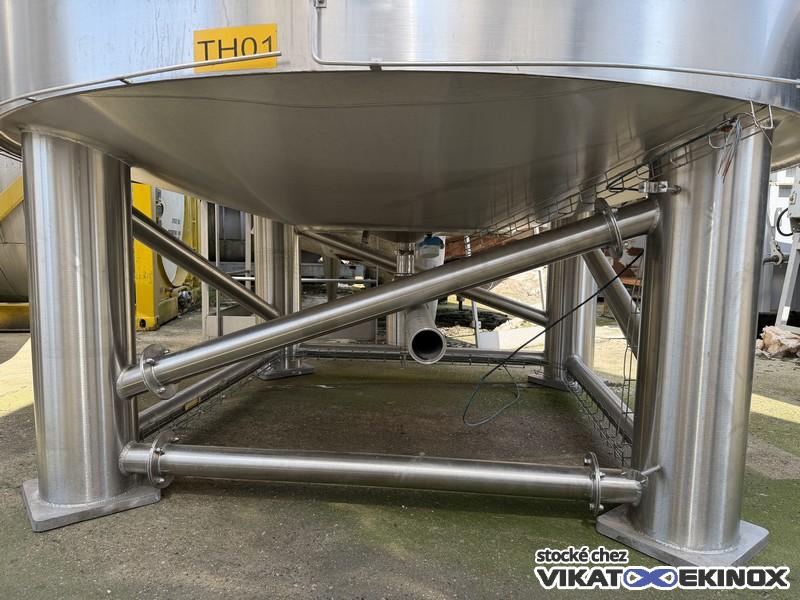 Cuve inox agitée 28908 litres CSC - calorifuge - inox 1.4307-304L