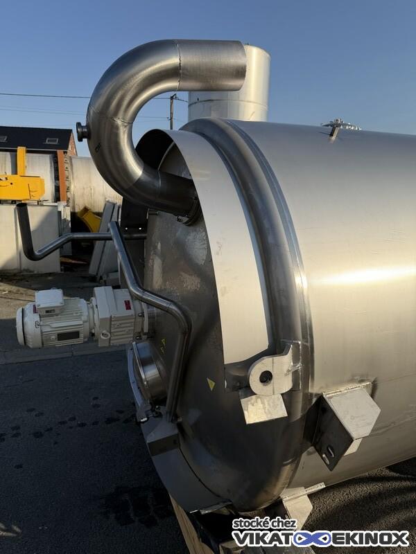 Cuve inox 316L agitée 7000 litres PIERRE GUERIN type TEP
