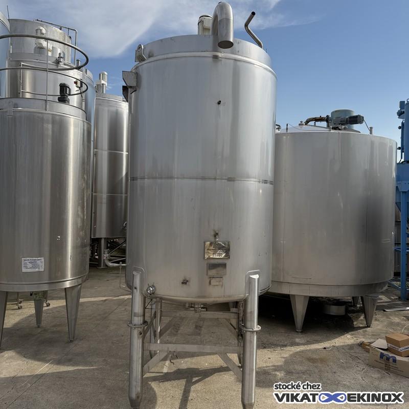 Cuve inox 316L agitée 7000 litres PIERRE GUERIN type TEP