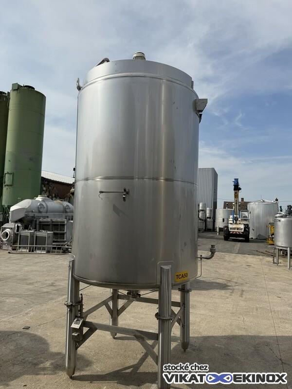 Cuve inox 316L agitée 7000 litres PIERRE GUERIN type TEP