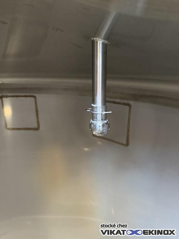 Cuve inox 316L agitée 7000 litres PIERRE GUERIN type TEP