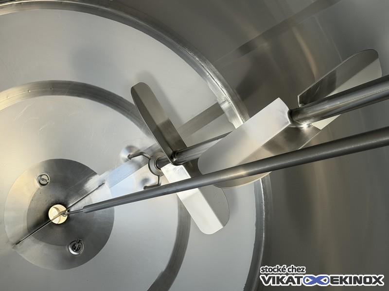 Cuve inox agitée 5000 litres PIERRE GUERIN type CS 5000 L