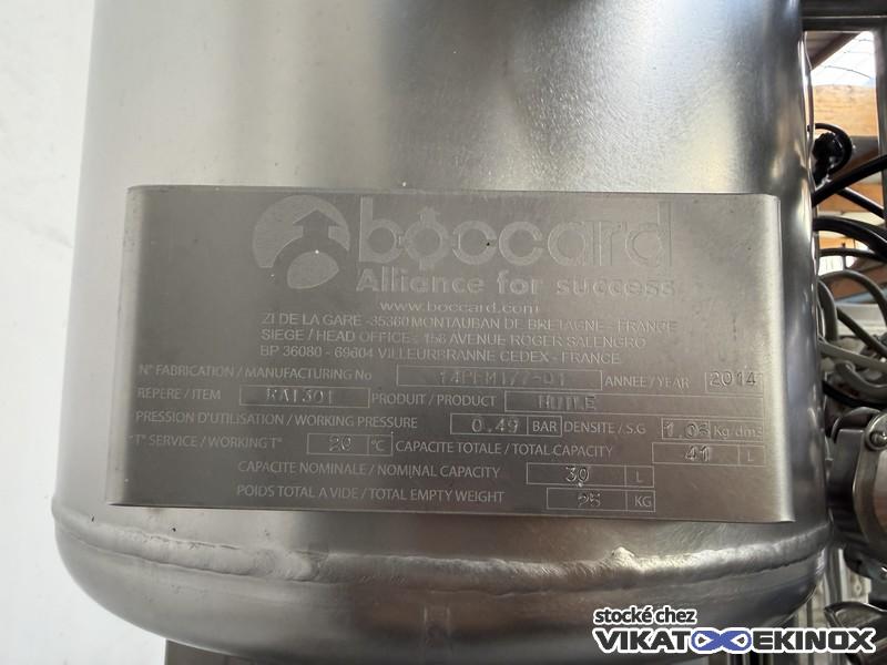 Cuve inox agitée 463 litres total - Double enveloppe - CSC