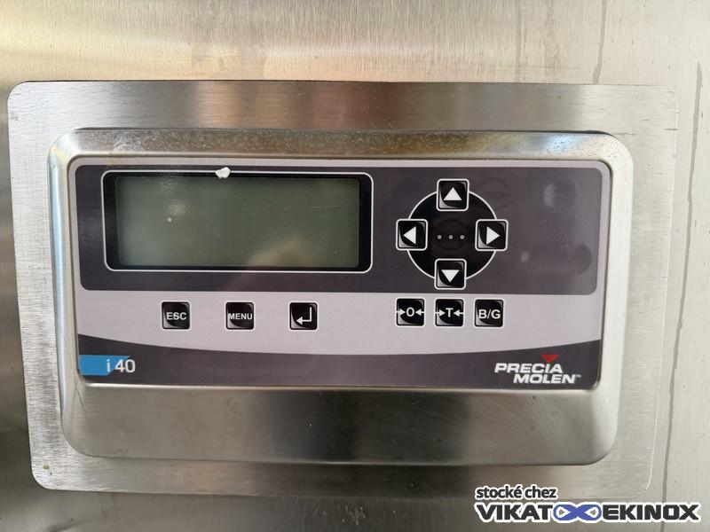 Cuve inox agitée 463 litres total - Double enveloppe - CSC