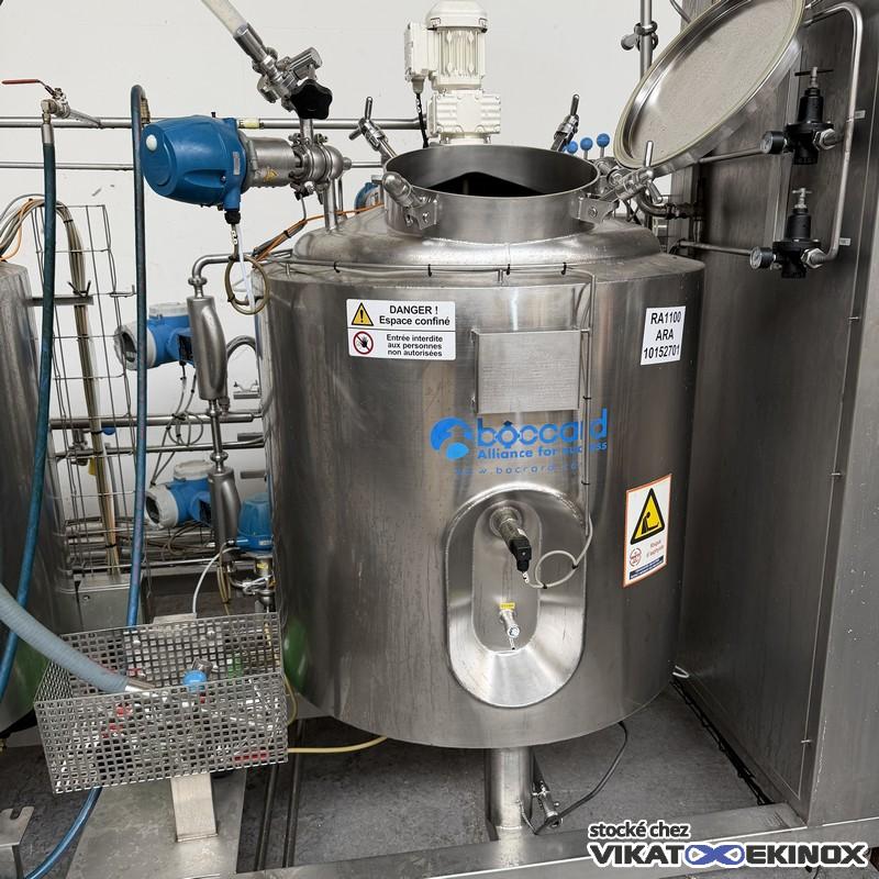 Cuve inox agitée 463 litres - Double enveloppe - CSC