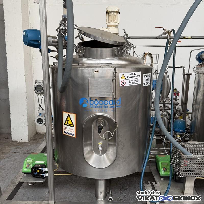 Cuve inox agitée 463 litres - Double enveloppe - CSC