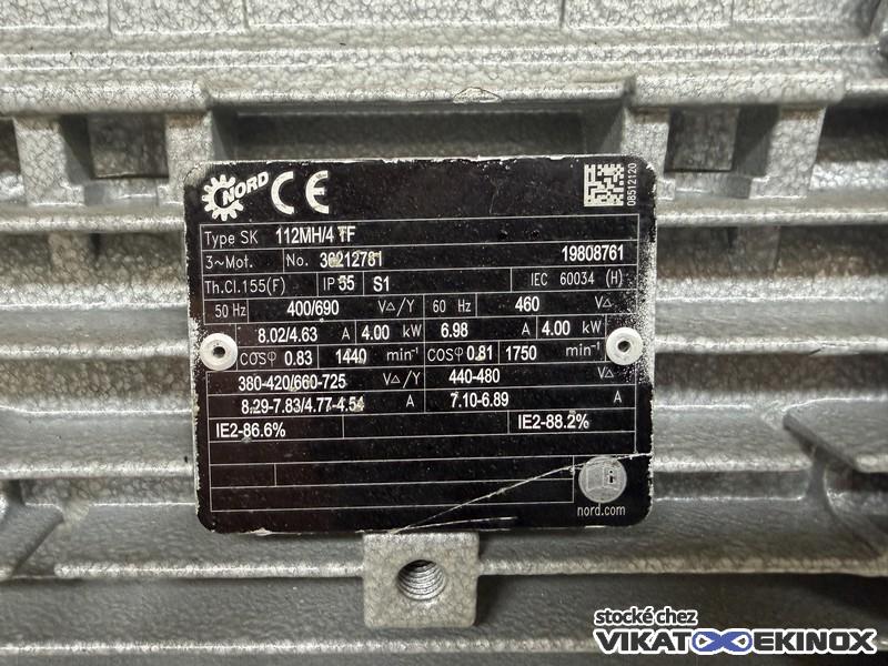 FRISTAM FL 100 S rotary lobe SS pump 5m3/h at 65 m