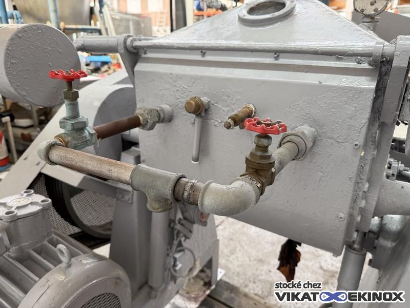 Malaxeur acier à 2 bras en Z - 85 litres total GUITTARD type M53L - Double enveloppe