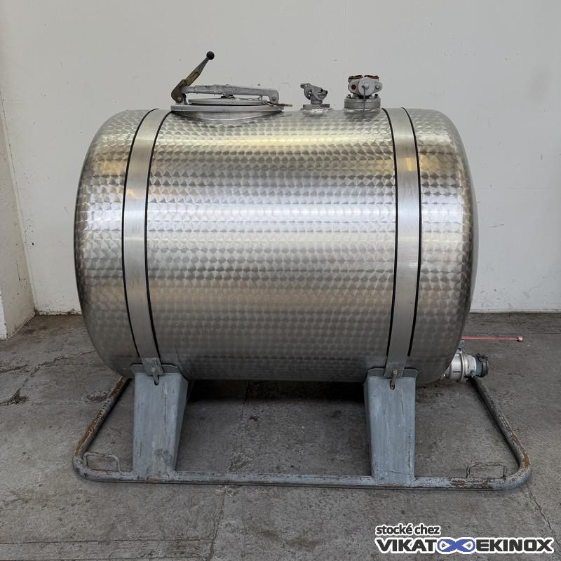 Cuve inox horizontale 1990 litres WALDNER