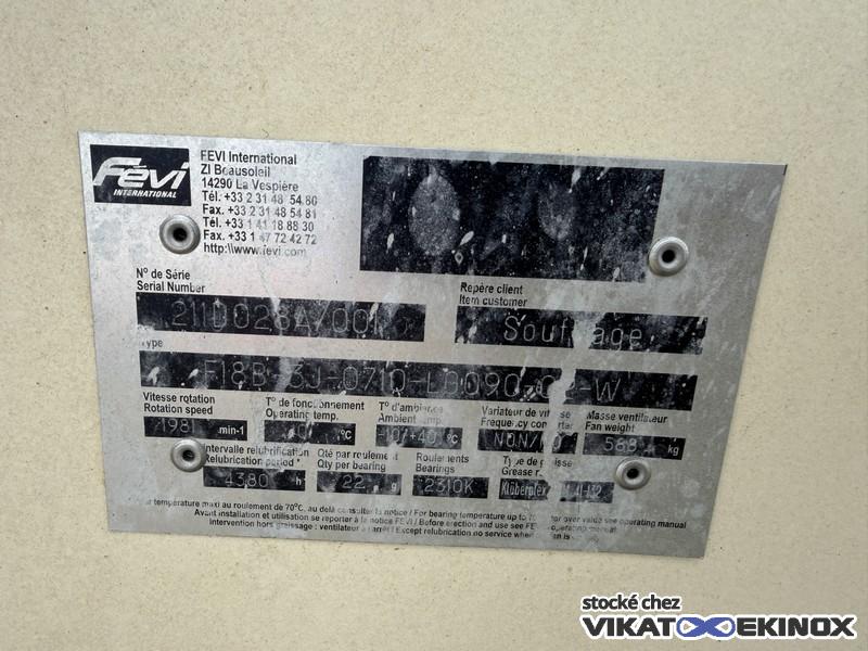 Lit fluidisé inox 5,5 m2 TGE
