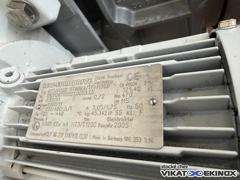 Vanne écluse 14 litres rotative à canal latéral REIMELT type BLOW14