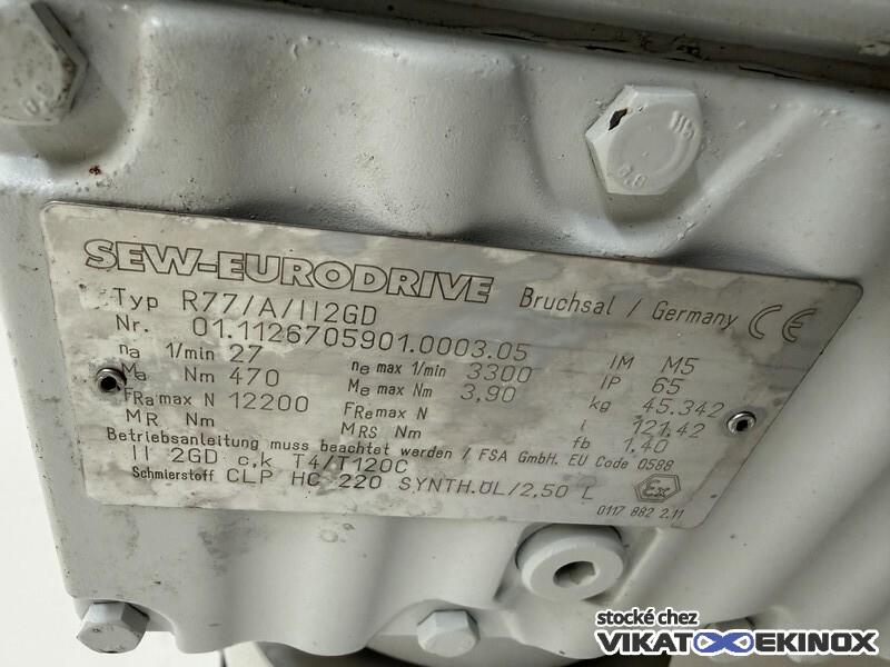Vanne écluse 14 litres rotative à canal latéral REIMELT type BLOW14