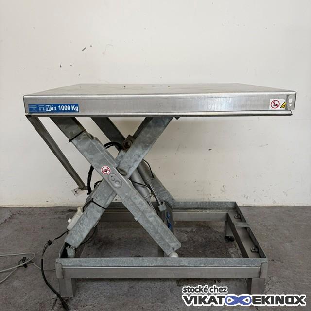 Table élévatrice à ciseaux électro-hydraulique Bolzoni Auramo type A110E020023W - Charge 1000 kg
