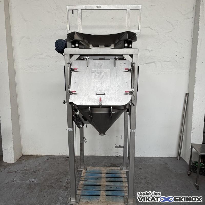Station de vidage de big bag DINNISSEN inox