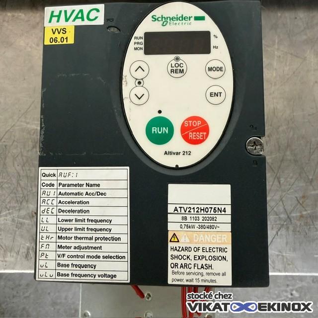 Variateur de fréquence Schneider Electric 0,75 kw Altivar ATV212