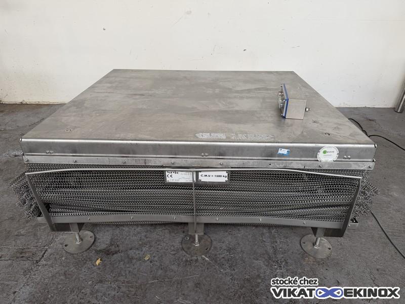Table élévatrice inox 1500 kg SPIE
