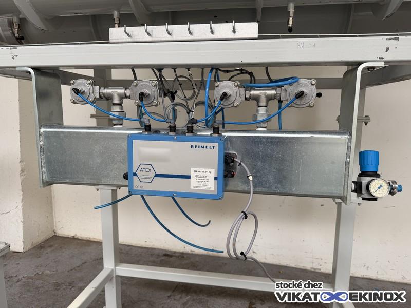 Conteneur à agitateur 1000 litres REIMELT type PZB 1m3 2*DS200 St Z22 - Pour Sucre glace