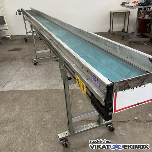 Belt conveyor Lg. 5950 x w. 300 mm MB Conveyors model PA | Vikat Ekinox