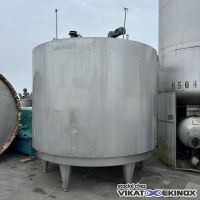 Cuve inox 30000 litres agitée calorifugée BSA SCHEIBER